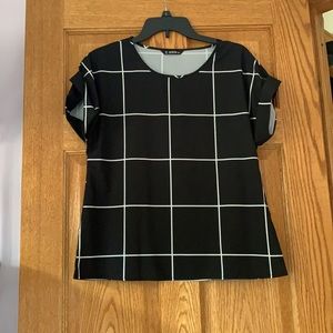 Shein Striped Blouse Size Small